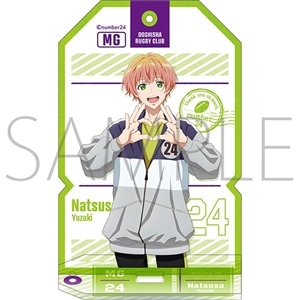 「number24」めっちゃ感謝しまくってますイベント スタンド付きアクリルキーホルダー 夏紗