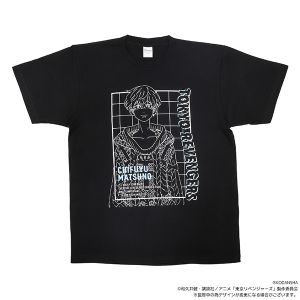 東京リベンジャーズ Tシャツ 黒 アニメT 海外オフィシャル 東京リベンジャーズ Tシャツ 黒 - Tokyo Otaku Mode