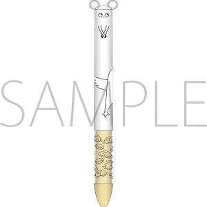 YouTuber はじめまして松尾です 【復刻】2色ノックボールペン/ネズミ