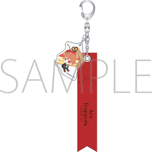 ディズニー ツイステッドワンダーランド 合皮リボンキーホルダー/いただきます ver. エース・トラッポラ