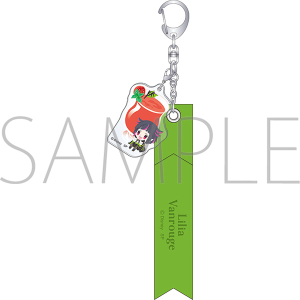 ディズニー ツイステッドワンダーランド 合皮リボンキーホルダー/いただきます ver. リリア・ヴァンルージュ