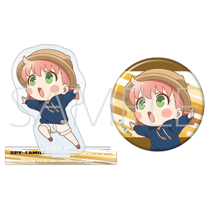 WIT×CLW アニメSPY×FAMILY SHOP アクリルスタンド&缶バッジセット/リゾート アーニャ