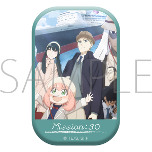 SPY×FAMILY anime Japan スクエア缶バッジ TVアニメ「SPY×FAMILY」 スクエア缶バッジ MISSION:1