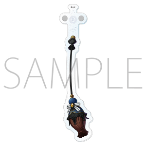 魔法使いの約束 箒風缶バッジ用スティック/ホワイト メリーゴーランドver.