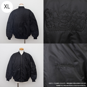 【XL】電音部 ーdenonbuー MNG × 電音部フライトジャケット 神宮前参道學園【受注生産商品】
