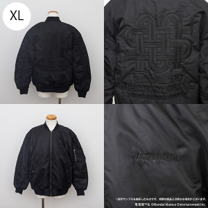 【XL】電音部 ーdenonbuー MNG × 電音部フライトジャケット 港白金女学院【受注生産商品】