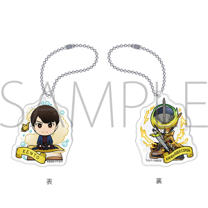 仮面ライダーセイバー アクリルキーホルダー 緋道 蓮＆仮面ライダー剣 