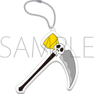 全力回避フラグちゃん! 憂鬱な気持ち狩りますよ?大鎌クッションキーホルダー