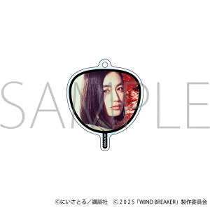 映画「WIND BREAKER/ウィンドブレイカー」 ミニうちわ風キーホルダー/橘 ことは