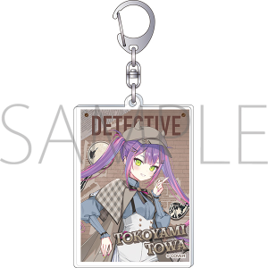 事務所ポスター風 アクリルキーホルダー 常闇トワ hololive‐探偵と怪盗、美術館に仕掛けられた謎‐事後通販