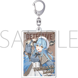 事務所ポスター風 アクリルキーホルダー 雪花ラミィ hololive‐探偵と怪盗、美術館に仕掛けられた謎‐事後通販