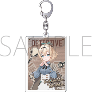 事務所ポスター風 アクリルキーホルダー 風真いろは hololive‐探偵と怪盗、美術館に仕掛けられた謎‐事後通販