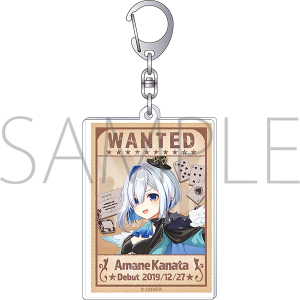 手配書ポスター風 アクリルキーホルダー 天音かなた hololive‐探偵と怪盗、美術館に仕掛けられた謎‐事後通販