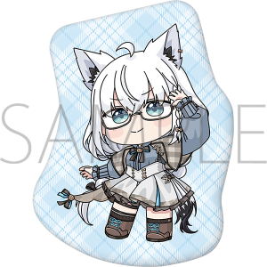 ダイカットクッション 白上フブキ hololive‐探偵と怪盗、美術館に仕掛けられた謎‐事後通販