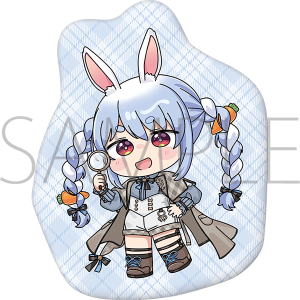 ダイカットクッション 兎田ぺこら hololive‐探偵と怪盗、美術館に仕掛けられた謎‐事後通販