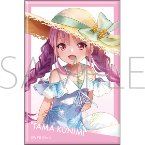 ヘブンバーンズレッド スクエア缶バッジ／朝倉可憐: キャラ