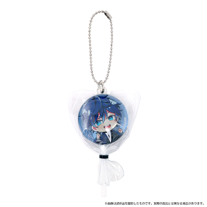 カラフルピーチ　キャンディ型アクリルキーホルダー カラフルピーチ キャンディキーホルダー／もふ: キャラグッズ