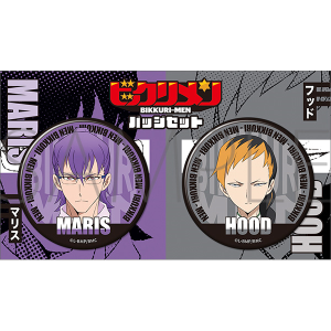 【未使用】アニメ ビックリマン 文具&缶バッジセット 忍たま乱太郎 缶バッジセット ～留三郎＆伊作がいっぱい