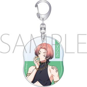 蜂型キーホルダー キーリング 本革 メンズ レディース パイソン柄 型押し 山羊革