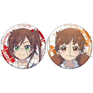 【希少】週末トレインどこへいく？ 缶バッジセット 千倉静留＆星撫子 終末トレインどこへいく？ 缶バッジセット／中富 葉香＆ポチさん