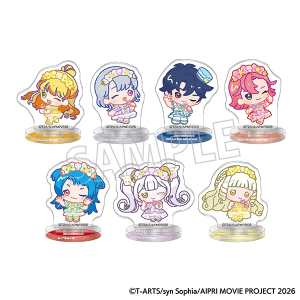 映画ひみつのアイプリ まんかいバズリウムライブ! ちゅあスタ ミニチュアアクリルスタンドコレクション/B