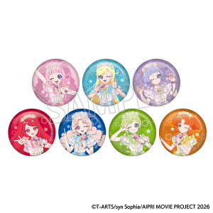 映画ひみつのアイプリ まんかいバズリウムライブ! ホログラムキャラバッジコレクション/A