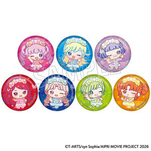 映画ひみつのアイプリ まんかいバズリウムライブ! ミニキャラバッジコレクション/A
