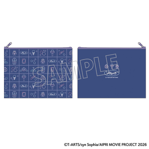 映画ひみつのアイプリ まんかいバズリウムライブ! フラットポーチ