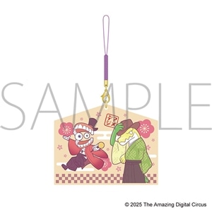 The Amazing Digital Circus　絵馬風キーホルダー／B