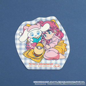 胸きゅん展 × SANRIO CHARACTERS ステッカー Yo-ko×Cinnamoroll_C
