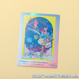 胸きゅん展 × SANRIO CHARACTERS ステッカー F*Kaori×LittleTwinStars_D