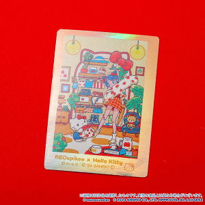 胸きゅん展 × SANRIO CHARACTERS ステッカー REOspikee×Hello Kitty_D