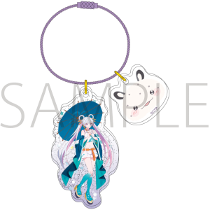 超かぐや姫！ オーロラアクリルスタンド キーホルダー 　かぐや　彩葉　ヤチヨ 超かぐや姫！（劇場版） オーロラアクリルスタンド／月見ヤチヨ