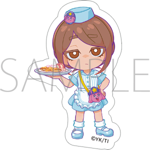 銀河特急 ミルキー☆サブウェイ ダイカットステッカー/リョーコ