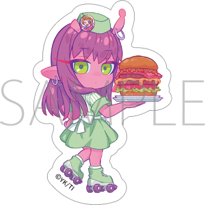 銀河特急 ミルキー☆サブウェイ ダイカットステッカー/アカネ