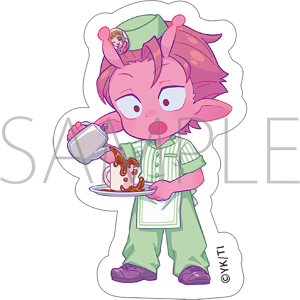 銀河特急 ミルキー☆サブウェイ ダイカットステッカー/カナタ