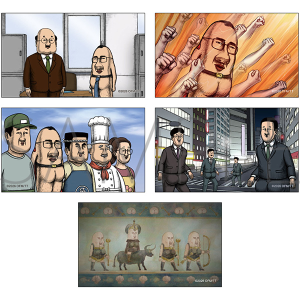 ステッカーセット 映画『おしり前マン〜復活のおしり前帝国〜』通販