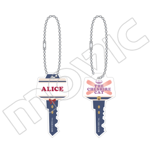 アリスの精神裁判 モチーフアクリルキーセット アリス&チェシャ猫