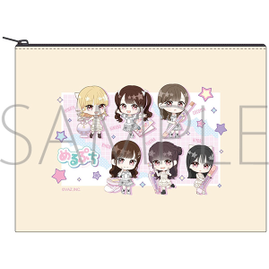 めるぷち キャンバスフラットポーチ