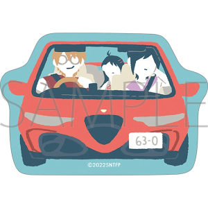 すずめの戸締まり ステッカー すずめ＆ダイジン＆サダイジン